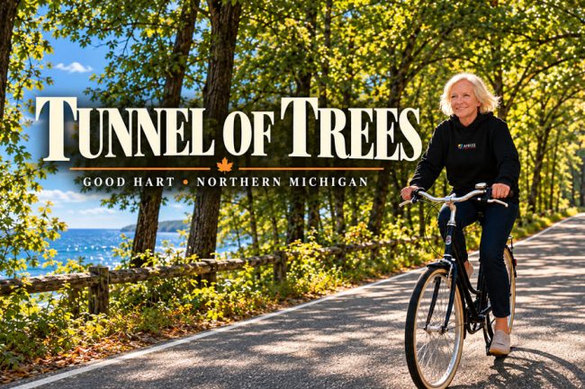 Tunnel of Trees Good Hart Michigan
